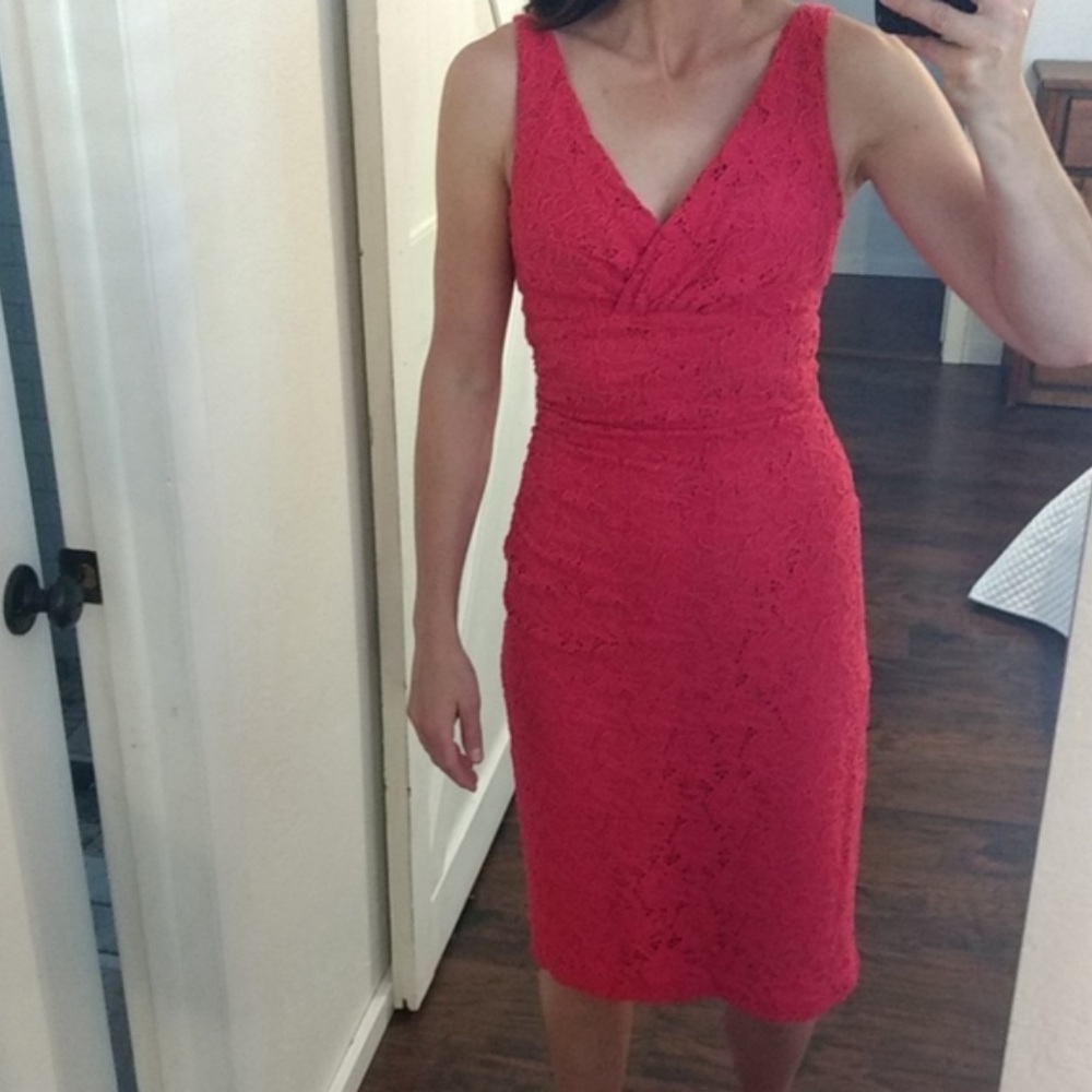 Lauren Ralph Lauren midi bodycon dress